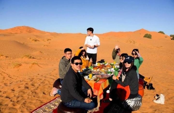 Desert Berber Fire Camp Merzouga Exterior photo